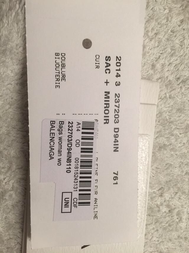 Help! Balenciaga Serial Numbers Page 9 PurseForum