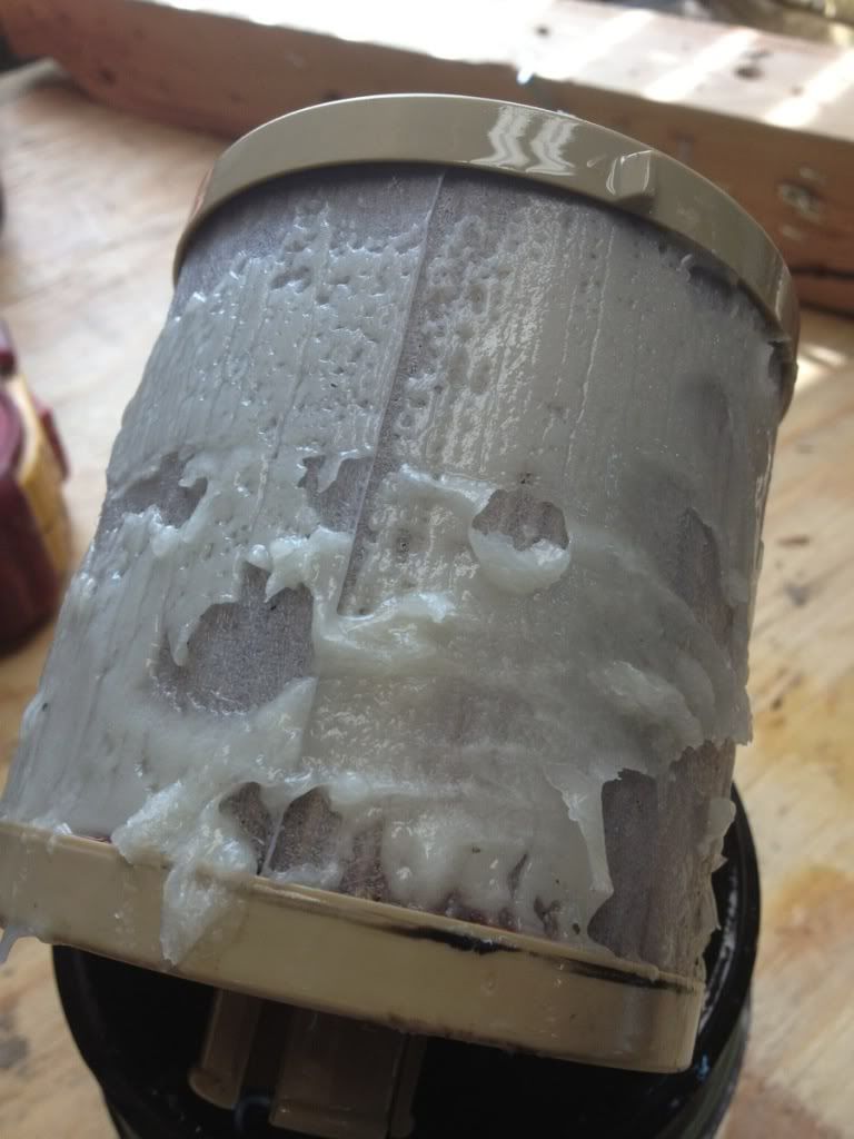 HFCM gelled up pic,, OEM filter to the rescue Ford Truck Enthusiasts