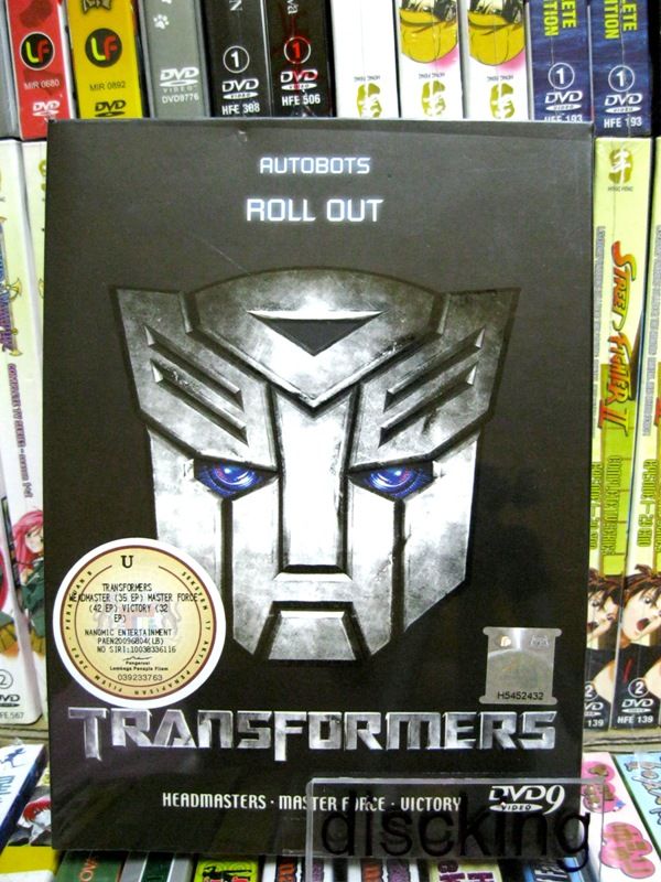 Transformers Headmasters Master Force Victory Ultimate DVD BOX SET