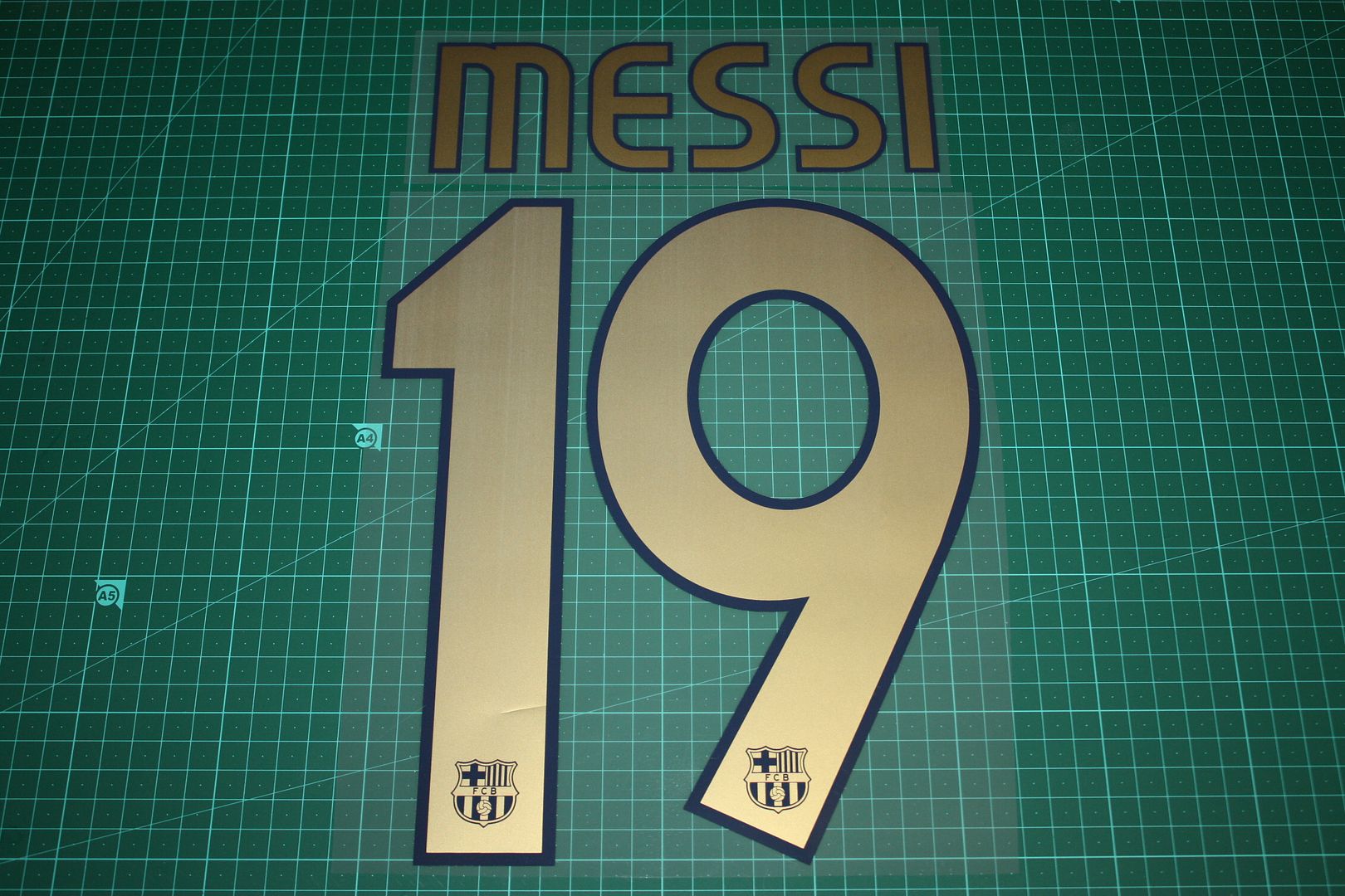 Messi #30 2004-2006 Barcelona Awaykit Nameset Printing 