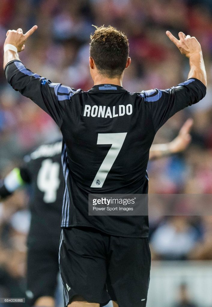 Ronaldo #7 Real Madrid 2016-2017 Home Football Nameset for shirt 