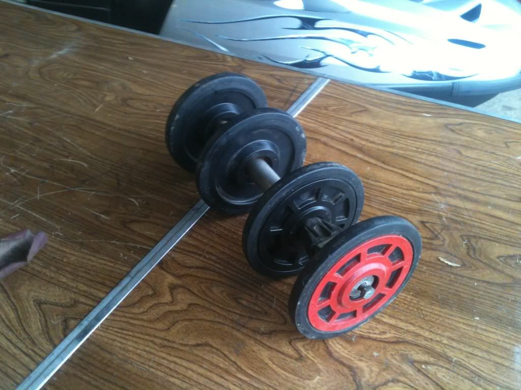 Polaris rear axle setup complete Snowmobile Fanatics