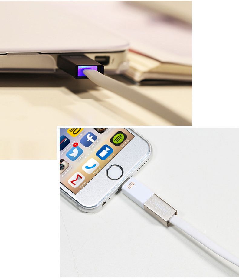 Cáp sạc đa năng linghtning cho iphone và micro USB samsung Remax RC-026T