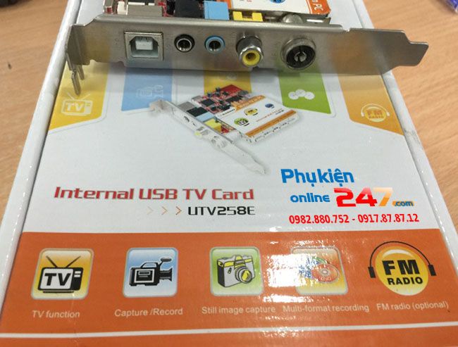 Card ghi hinh AV sang USB Gadmei UTV258E