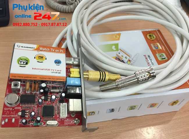 Card ghi hinh AV sang USB Gadmei UTV258E