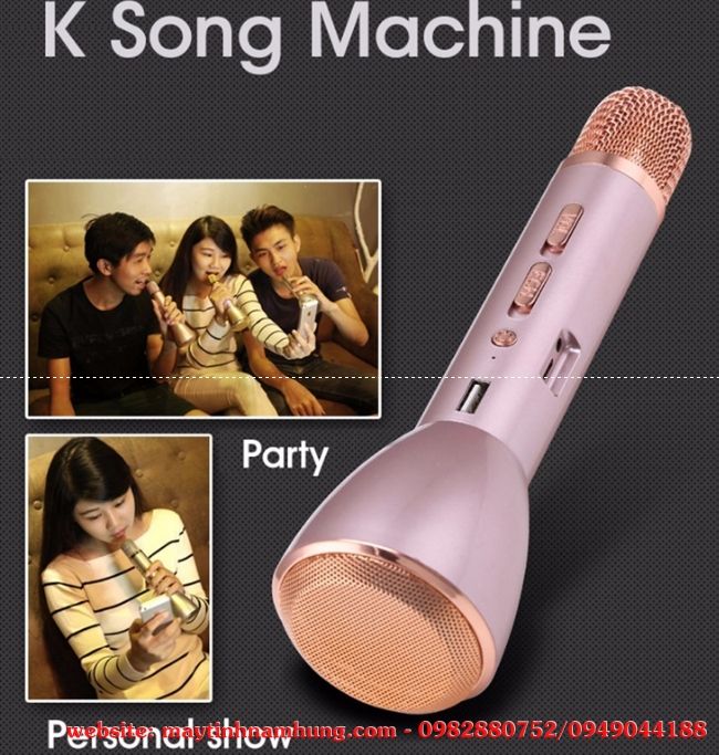 Micro khong day lien loa Karaoke cho dien thoai K088