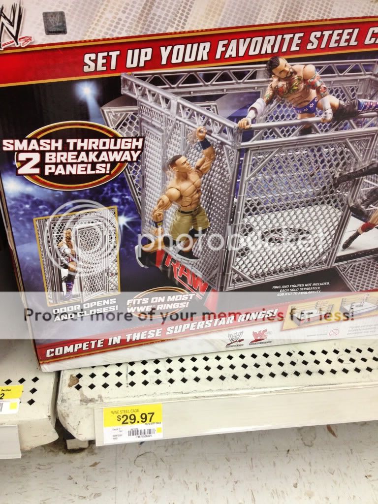 wwe steel cage toy walmart