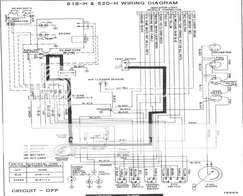 Wiring diagram - Yesterday's Tractors