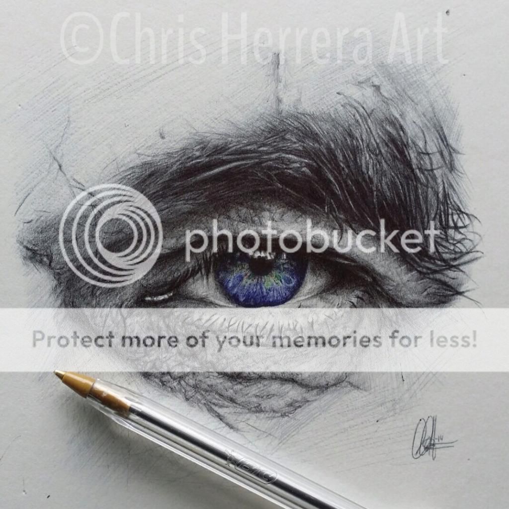 biro drawing by chris herrera