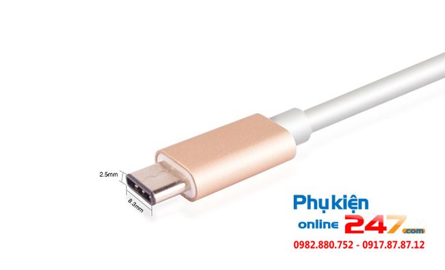 cap chuyen usb type c to hdmi ztek zy230