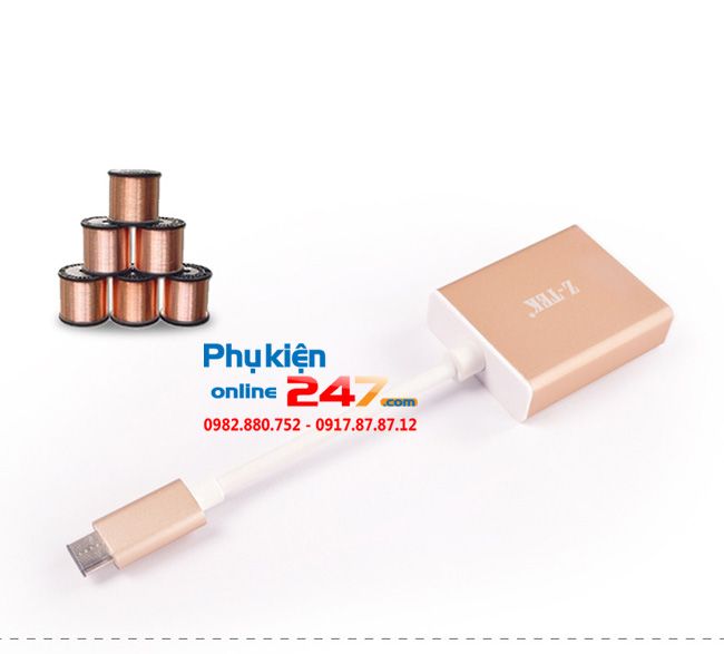 cap chuyen usb type c to hdmi ztek zy230