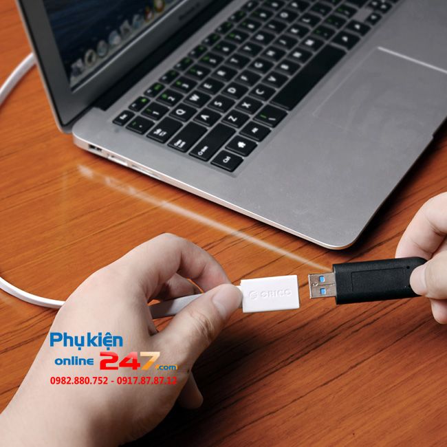Cáp USB chuẩn 3.0 nối dài 1.5 mét dẹt ORICO CEF3-10