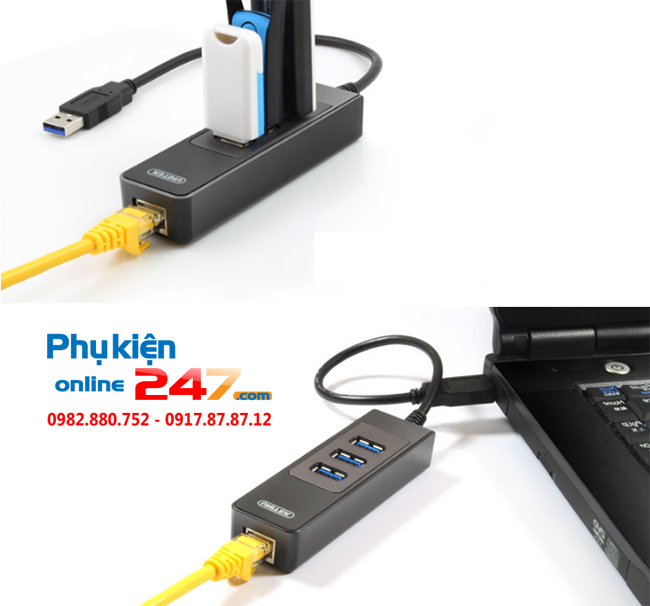 bo chia usb to lan gigabit unitek y 3045